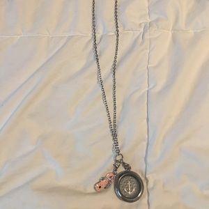 VGUC silver Living Locket necklace